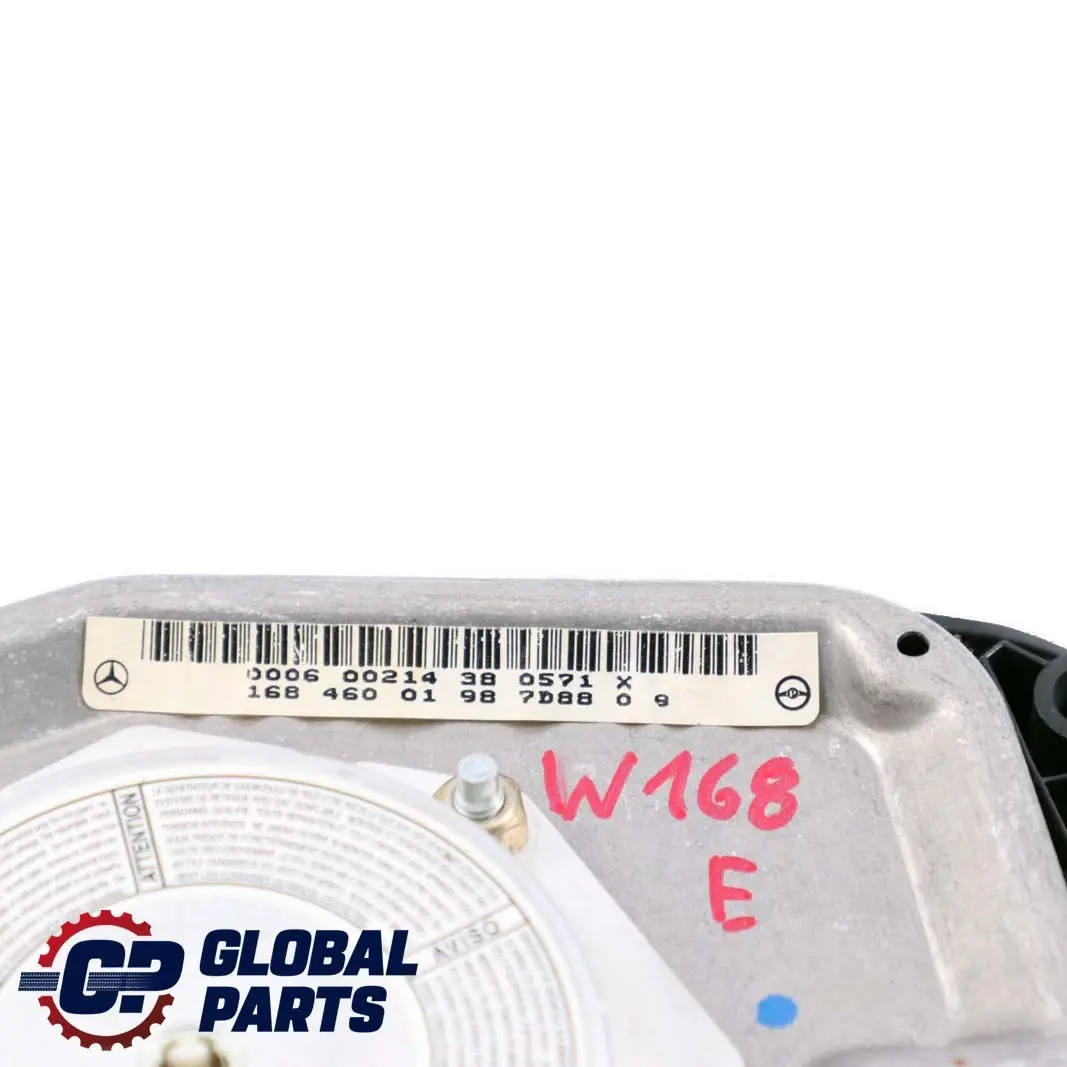 Mercedes W168 Steering Wheel Driver's Side Air Module Black - SKU A1684600198 - Part number A1684600198