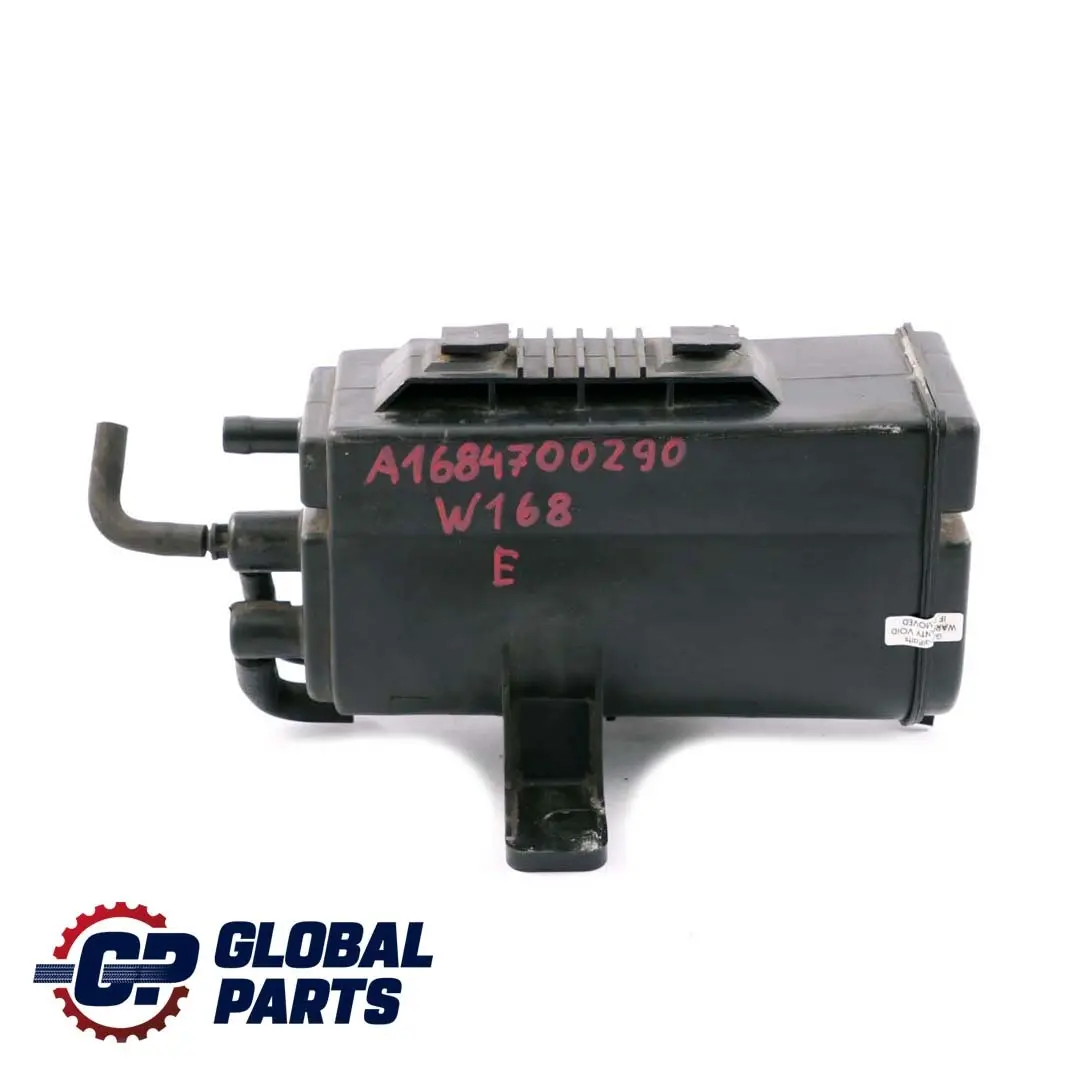 A-Klasse W168 Aktivkohlebehälter Kraftstofffilter Filter für Mercedes mit Teilenummer A1684700290 Mercedes A-Klasse W168 Aktivkohlebehälter Kraftstofffilter Filter - SKU A1684700290 - Teilenummer A1684700290