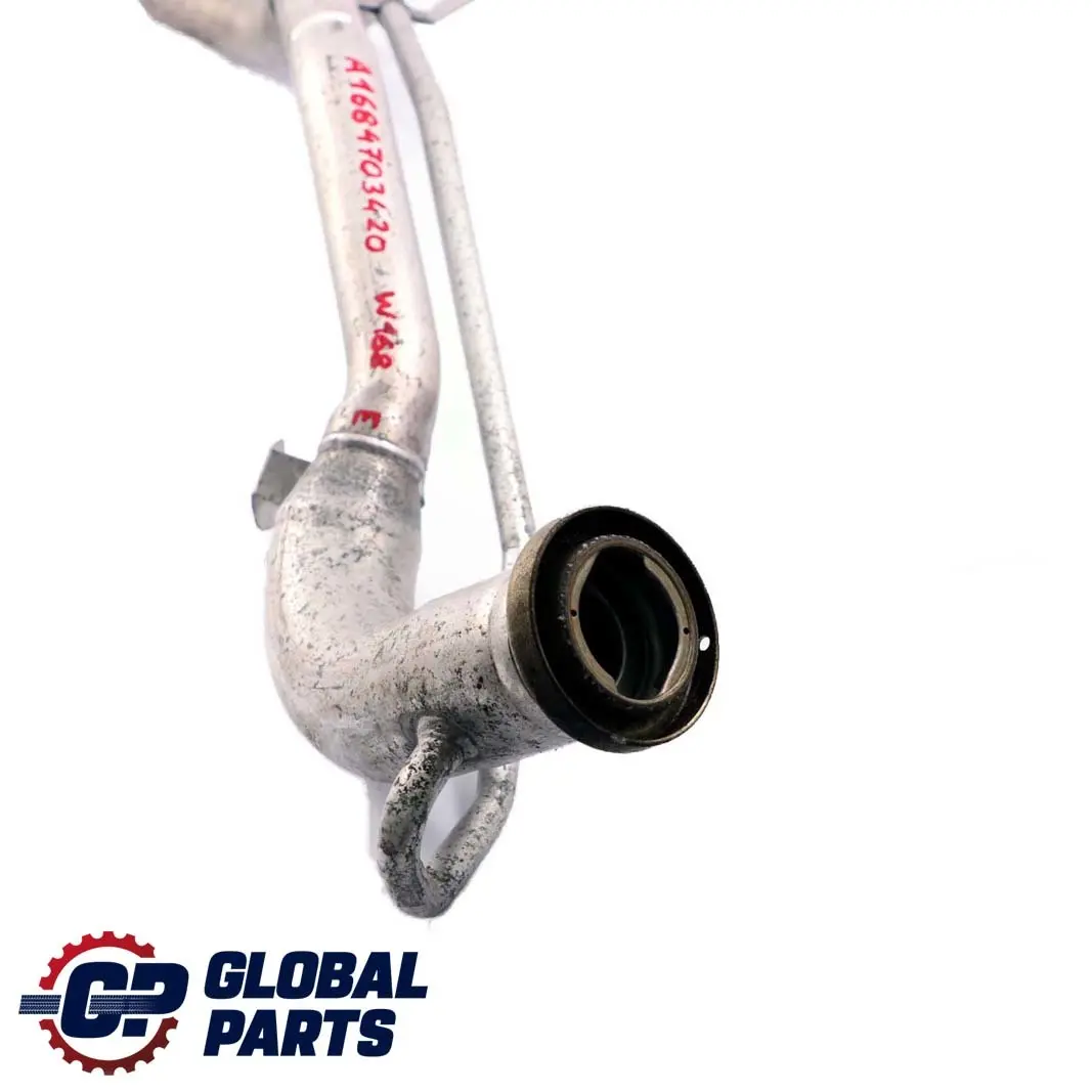 Gasolina Tanque Cuello de llenado Tubo Manguera para Mercedes W168 con número de pieza A1684703420 Mercedes W168 Gasolina Tanque Cuello de llenado Tubo Manguera - SKU A1684703420 - Número de pieza A1684703420