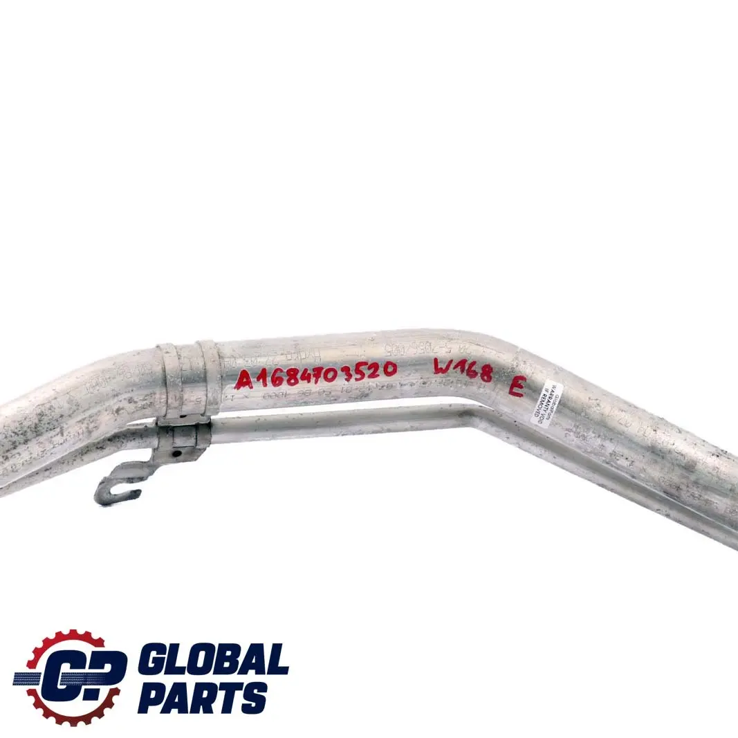 Mercedes-Benz A W168 Petrol Diesel Fuel Tank Filler Neck Pipe Hose to with Part number A1684703520 Mercedes-Benz A W168 Petrol Diesel Fuel Tank Filler Neck Pipe Hose - SKU A1684703520 - Part number A1684703520