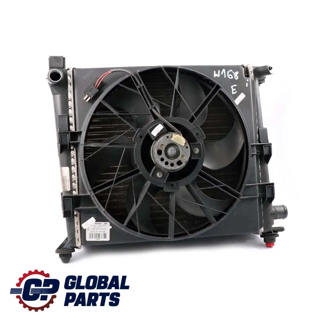Mercedes-Benz A W168 Cooling Radiator Pack Blower Fan Petrol 100W to with Part number A1685000093 Mercedes-Benz A W168 Cooling Radiator Pack Blower Fan Petrol 100W - SKU A1685000093 - Part number A1685000093