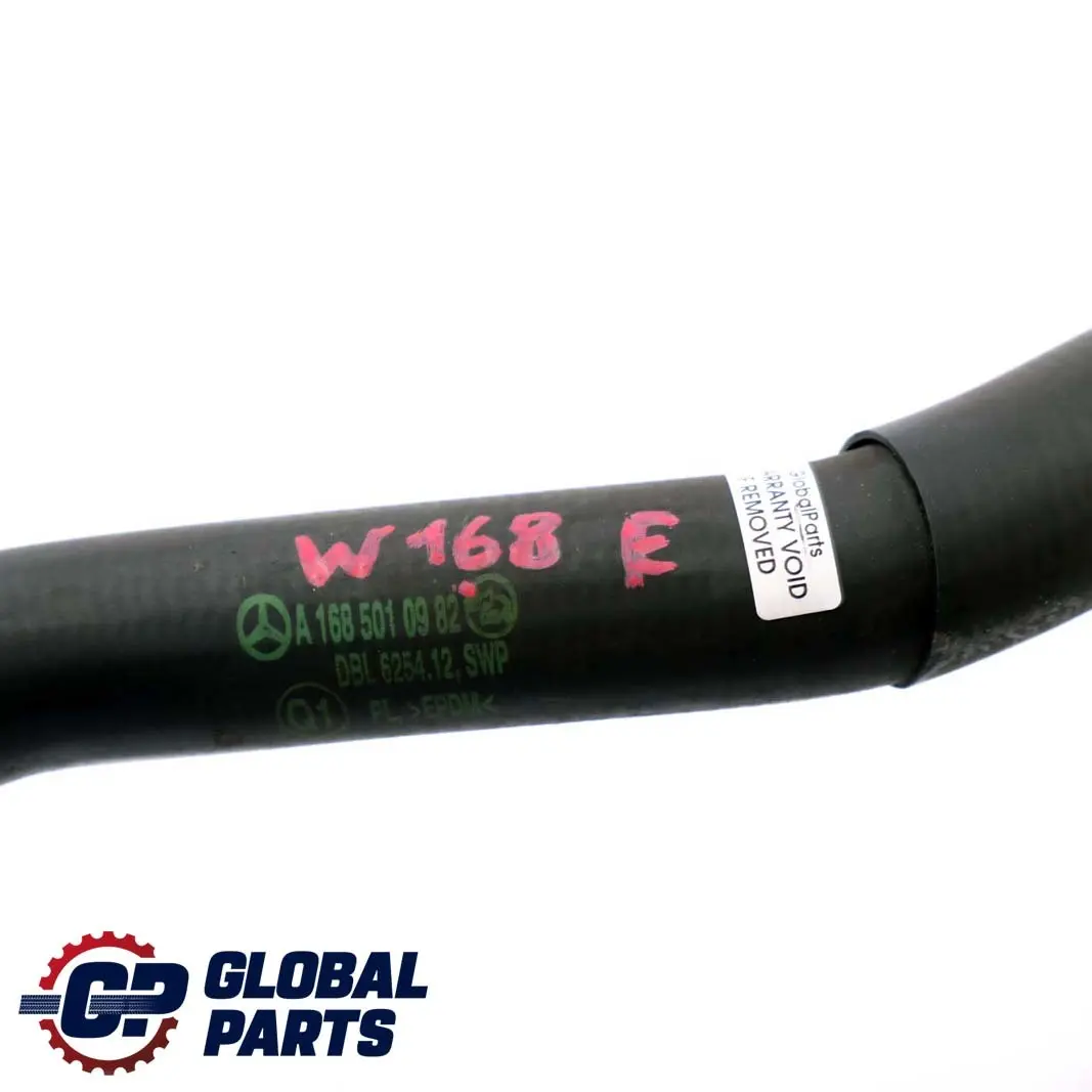 Mercedes W160 W168 Tuyau Inférieur Pompe Eau Pour Vase D'Expansion - SKU A1685010982 - Numéro de pièce A1685010982