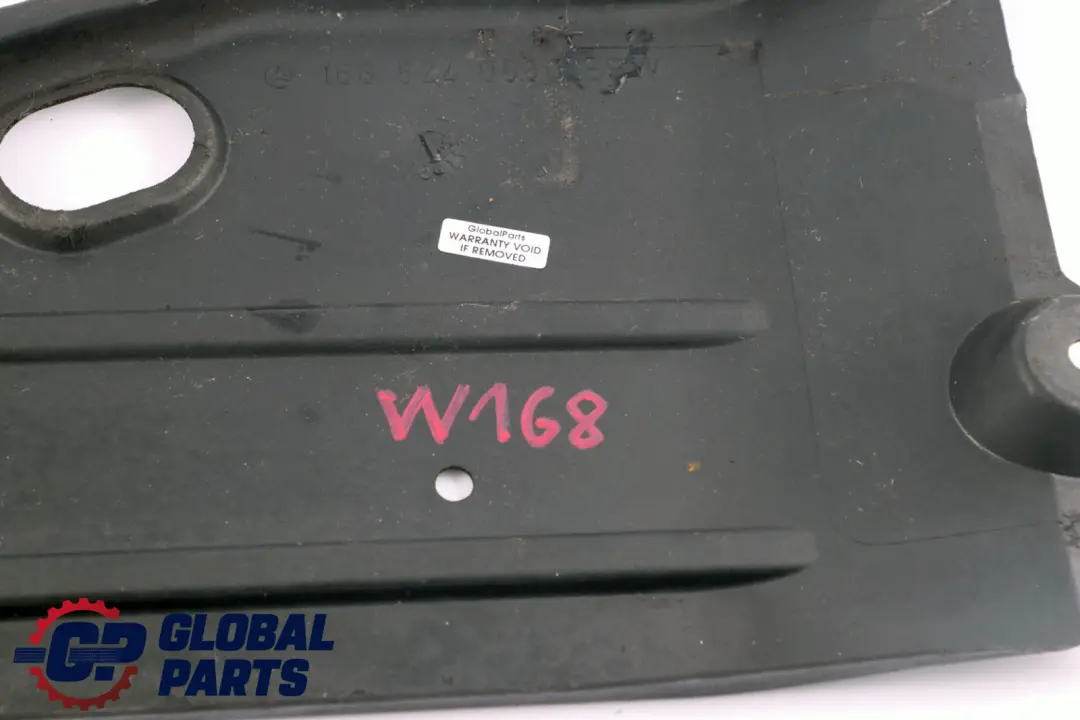 Mercedes W168 Rear Right O/S Underride Underbody Skid Panel Shielding - SKU A1685240530 - Part number A1685240530
