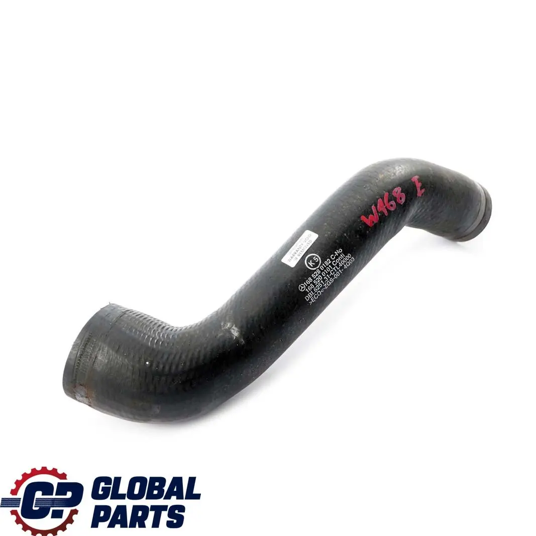 Mercedes-Benz A-Class W168 Intercooler Hose Pipe Tube Line to with Part number A1685280182 Mercedes-Benz A-Class W168 Intercooler Hose Pipe Tube Line - SKU A1685280182 - Part number A1685280182
