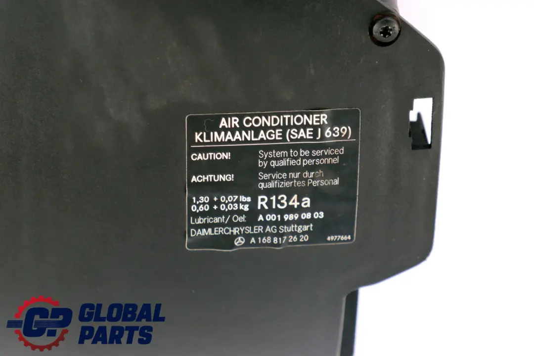 Mercedes A W168 Steuergerät Abdeckung vorne - SKU A1685400082 - Teilenummer A1685400082