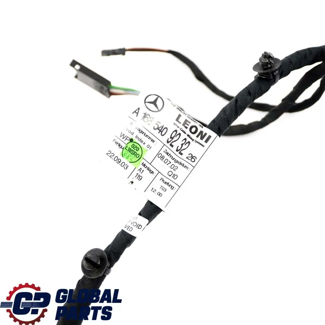  Mercedes-Benz A-Class W168 Kabelstrang Tür Vorne Rechts - SKU A1685403333 - Teilenummer A1685409232
