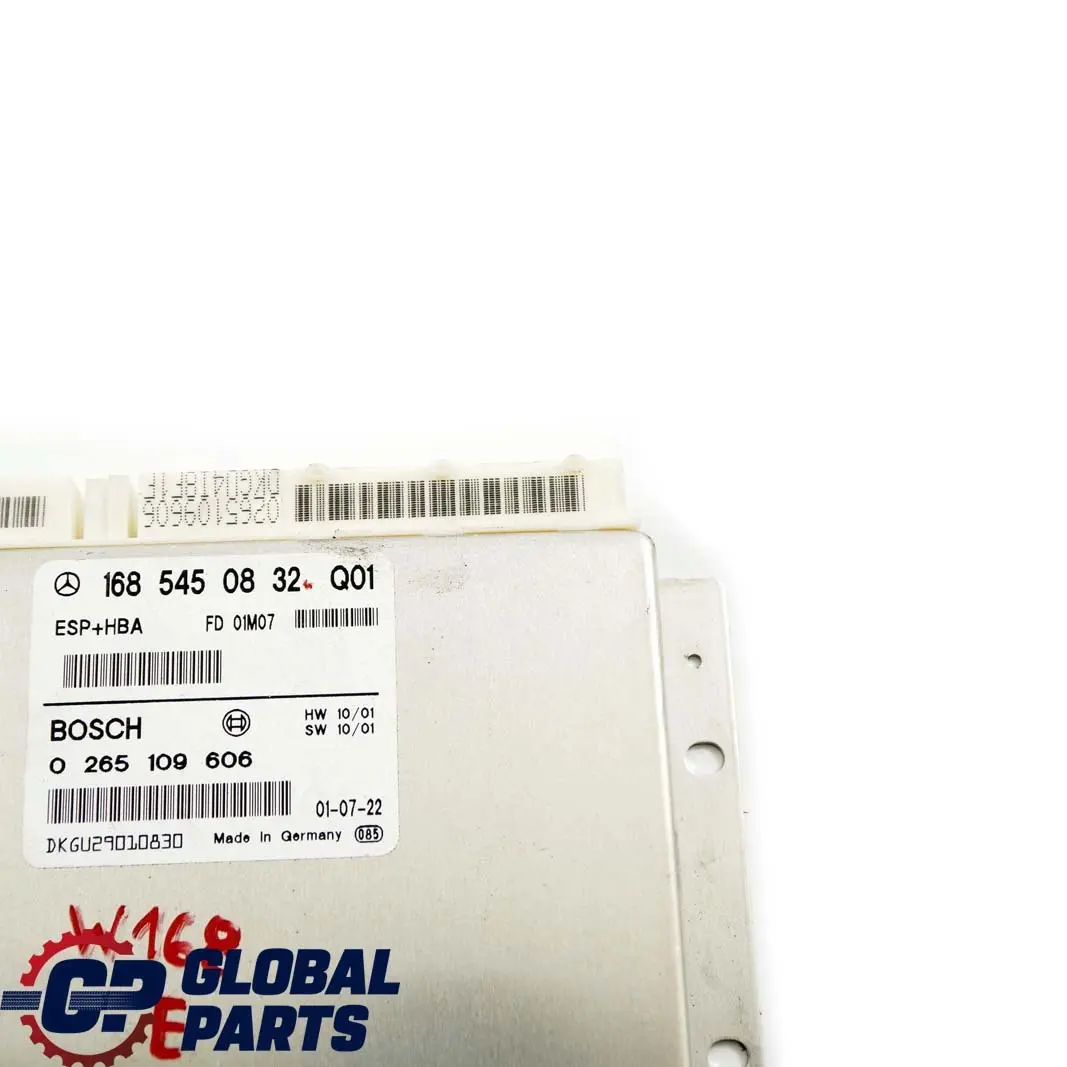  Mercedes-Benz A-Klasse W168 ESP HBA Steuergerät ECU Modul - SKU A1685450832 - Teilenummer A1685450832