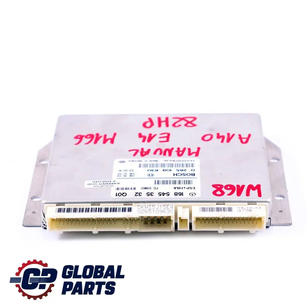  Mercedes-Benz W168 A140 82PS Motore Centralina ECU + 2 Chiave - SKU A1685453532-1 - Numero di parte A1685453532