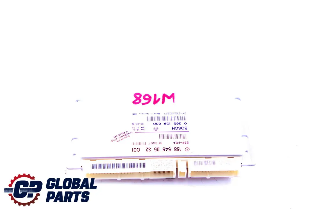 ESP + HBA Electronic Stability Program Control Module to Mercedes W168 with Part number A1685453532 Mercedes W168 ESP + HBA Electronic Stability Program Control Module - SKU A1685453532 - Part number A1685453532