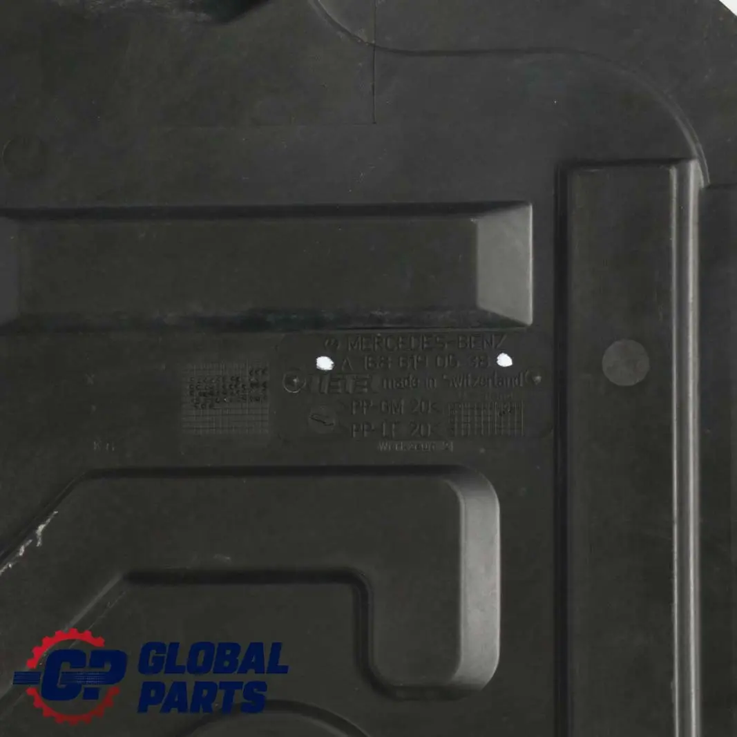 Mercedes-Benz A W168 2 Underbody Underride Cover Protection Center to with Part number A1686190538 Mercedes-Benz A W168 2 Underbody Underride Cover Protection Center - SKU A1686100008-2 - Part number A1686190538