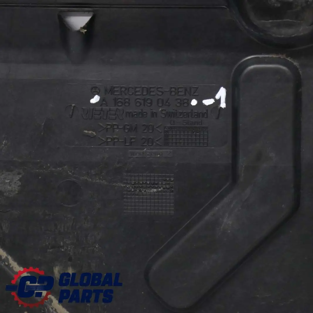 Mercedes-Benz W168 Protezione Sottoscocca Unterfahren SX A1686190438 per con numero di parte A1686100808 Mercedes-Benz W168 Protezione Sottoscocca Unterfahren SX A1686190438 - SKU A1686100808-1 - Numero di parte A1686100808