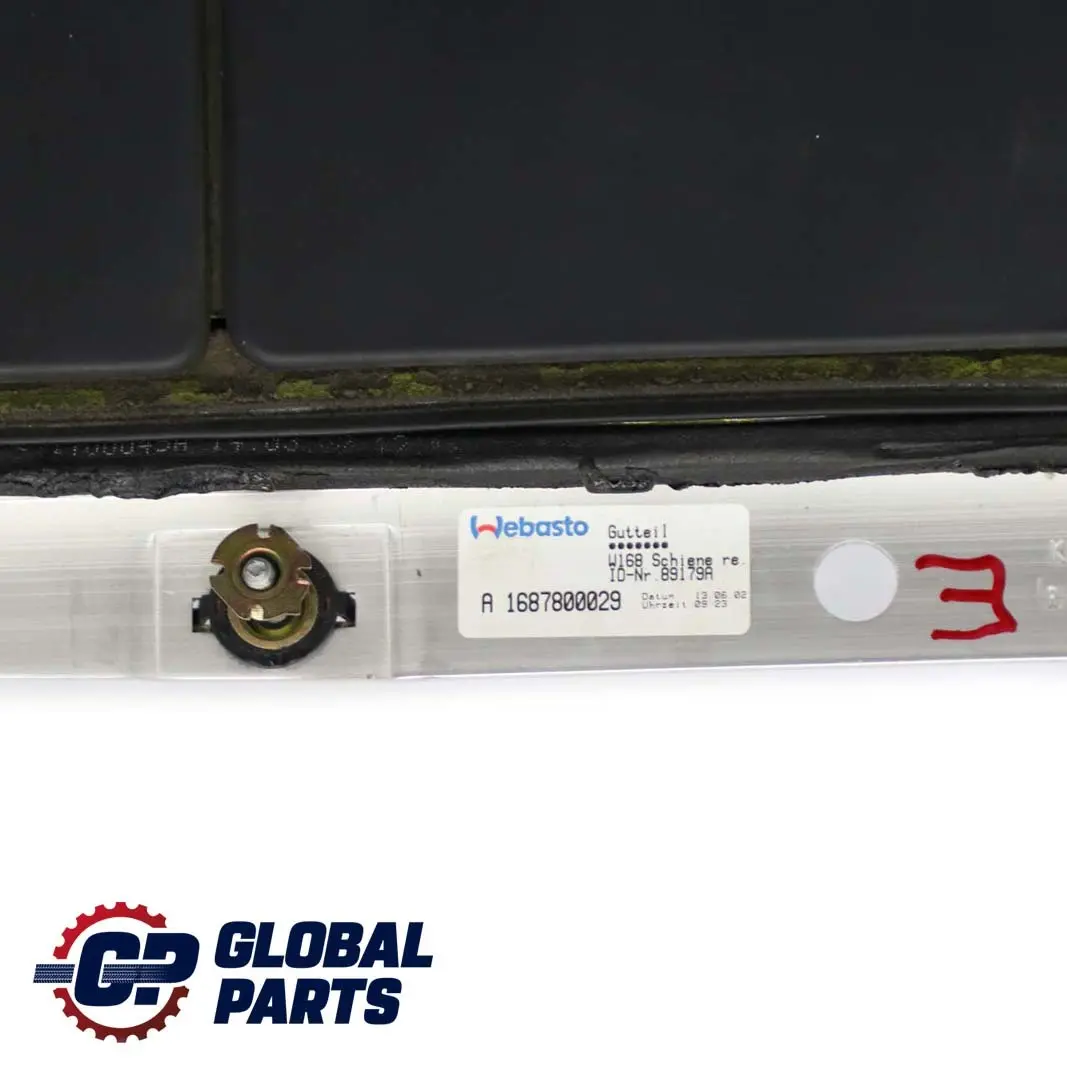  Mercedes-Benz A-Class W168 Sliding Lamellar Roof Sunroof Mechanism - SKU A1686500109 - Part number A1686500109