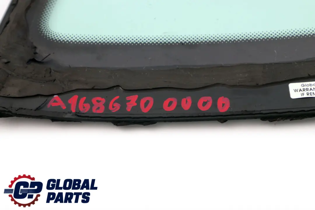 Mercedes-Benz A-Class W168 Rear Right Quater O/S Window Glass AS2 to with Part number A1686700000 Mercedes-Benz A-Class W168 Rear Right Quater O/S Window Glass AS2 - SKU A1686700000 - Part number A1686700000