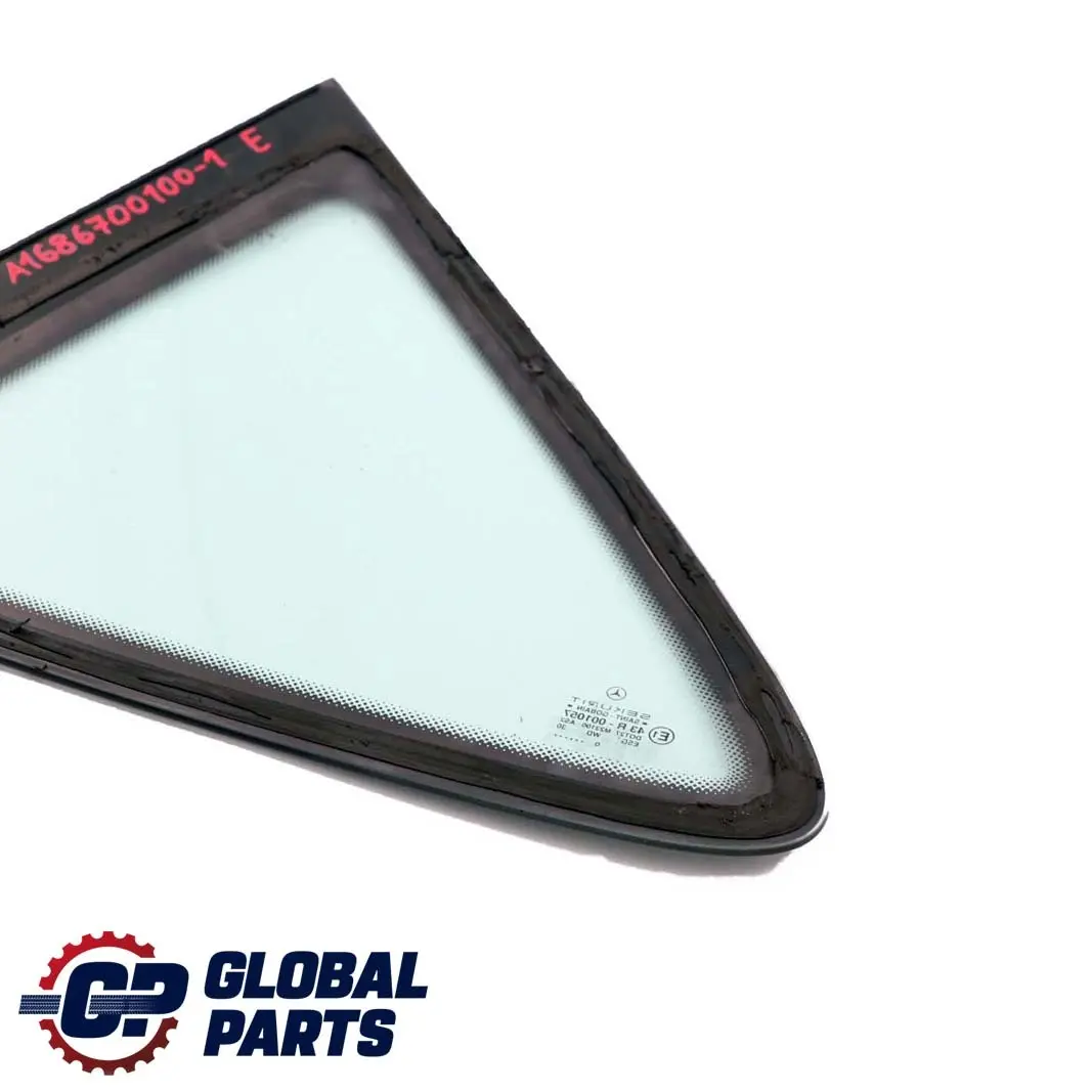  Mercedes-Benz A-Class W168 1 Rear Left N/S Quarter Window Glass AS2 - SKU A1686700100-1 - Part number A1686700100
