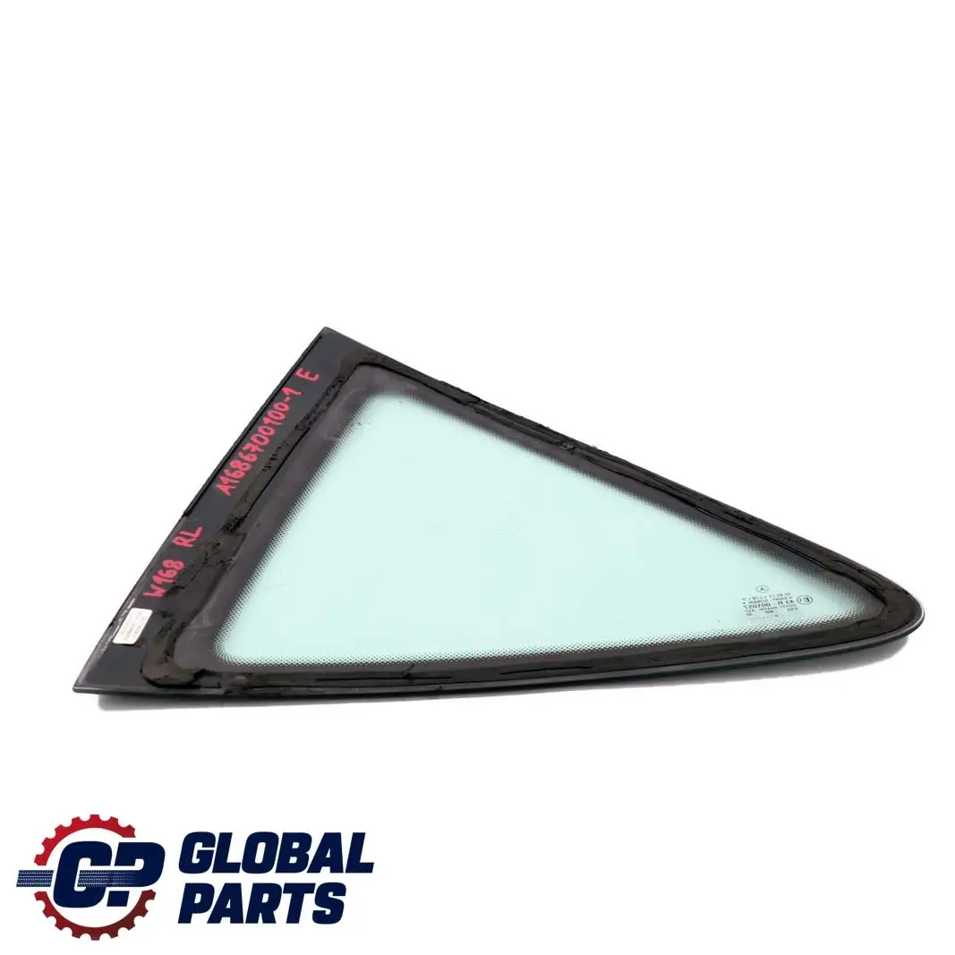  Mercedes-Benz A-Klasse W168 1 Hinten Links Glas Scheibe AS2 - SKU A1686700100-1 - Teilenummer A1686700100