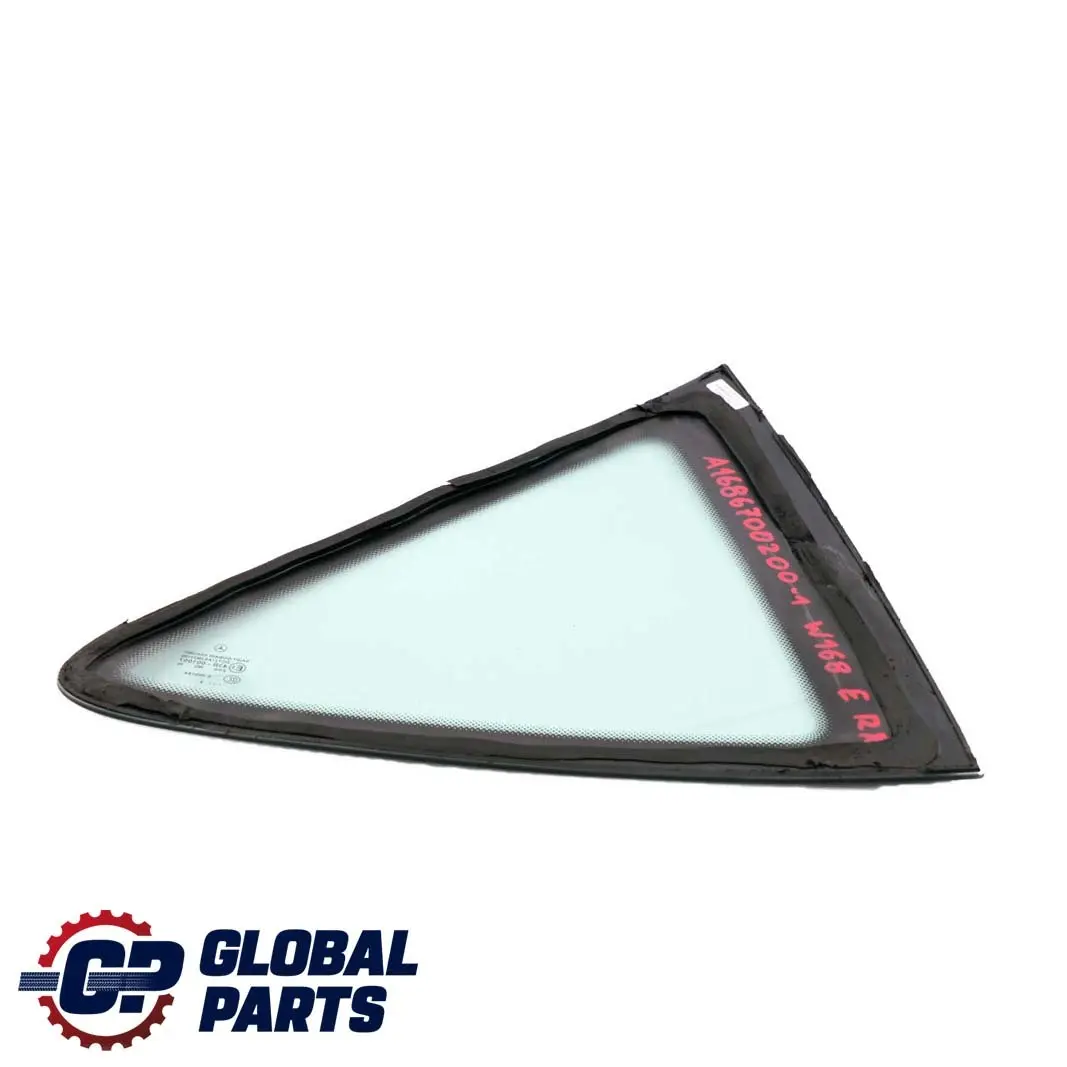 Mercedes-Benz A-Class W168 1 Rear Right O/S Window Glass AS2 to with Part number A1686700200 Mercedes-Benz A-Class W168 1 Rear Right O/S Window Glass AS2 - SKU A1686700200-1 - Part number A1686700200