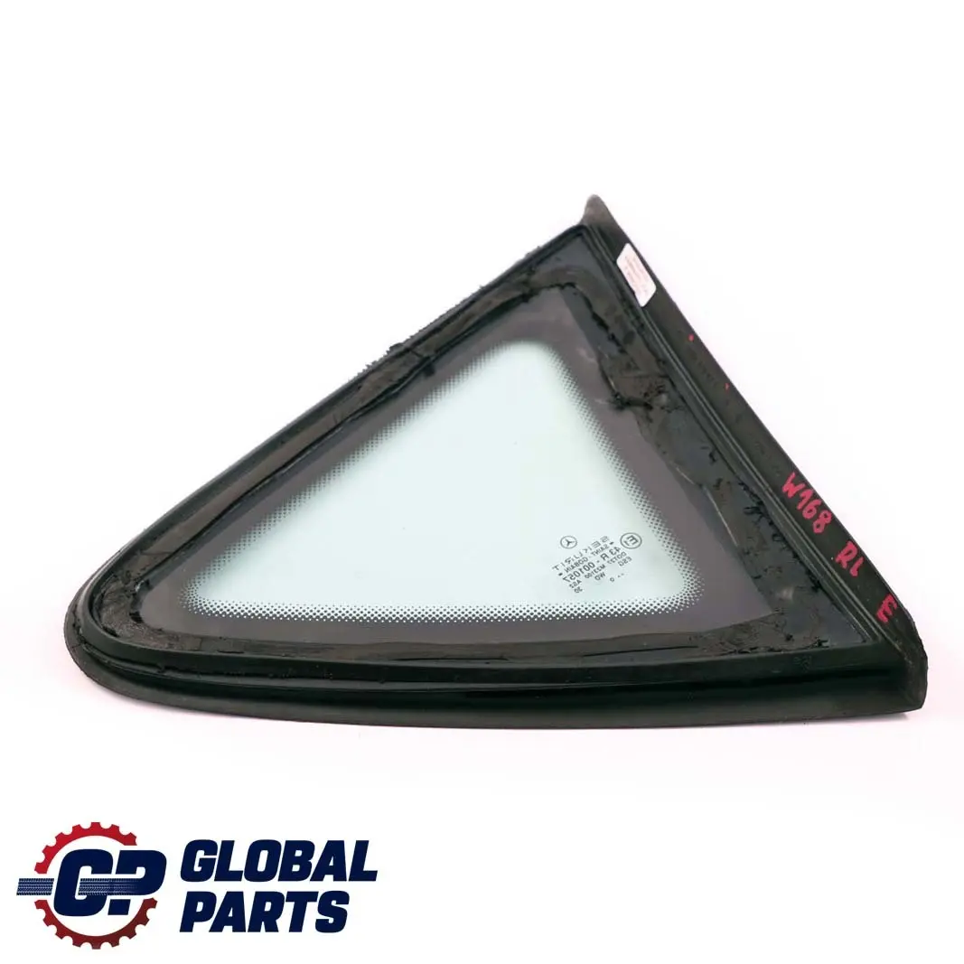 Mercedes-Benz A W168 Glass Fixed Fender Rear Left N/S Window AS2 to with Part number A1686700312 Mercedes-Benz A W168 Glass Fixed Fender Rear Left N/S Window AS2 - SKU A1686700312 - Part number A1686700312