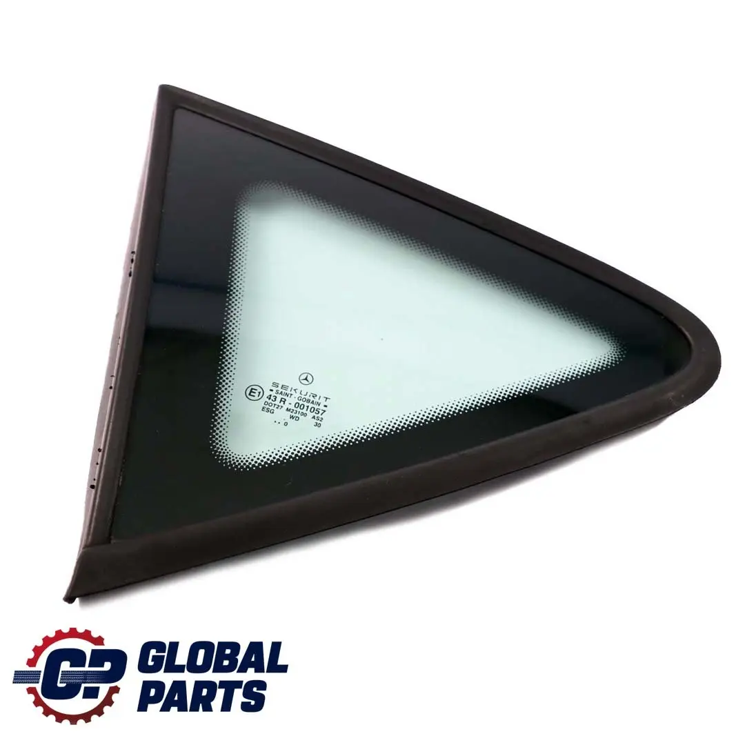 Cristal Fijo Aleta Trasera Izquierda Ventana AS2 para Mercedes W168 con número de pieza A1686700312 Mercedes W168 Cristal Fijo Aleta Trasera Izquierda Ventana AS2 - SKU A1686700312 - Número de pieza A1686700312