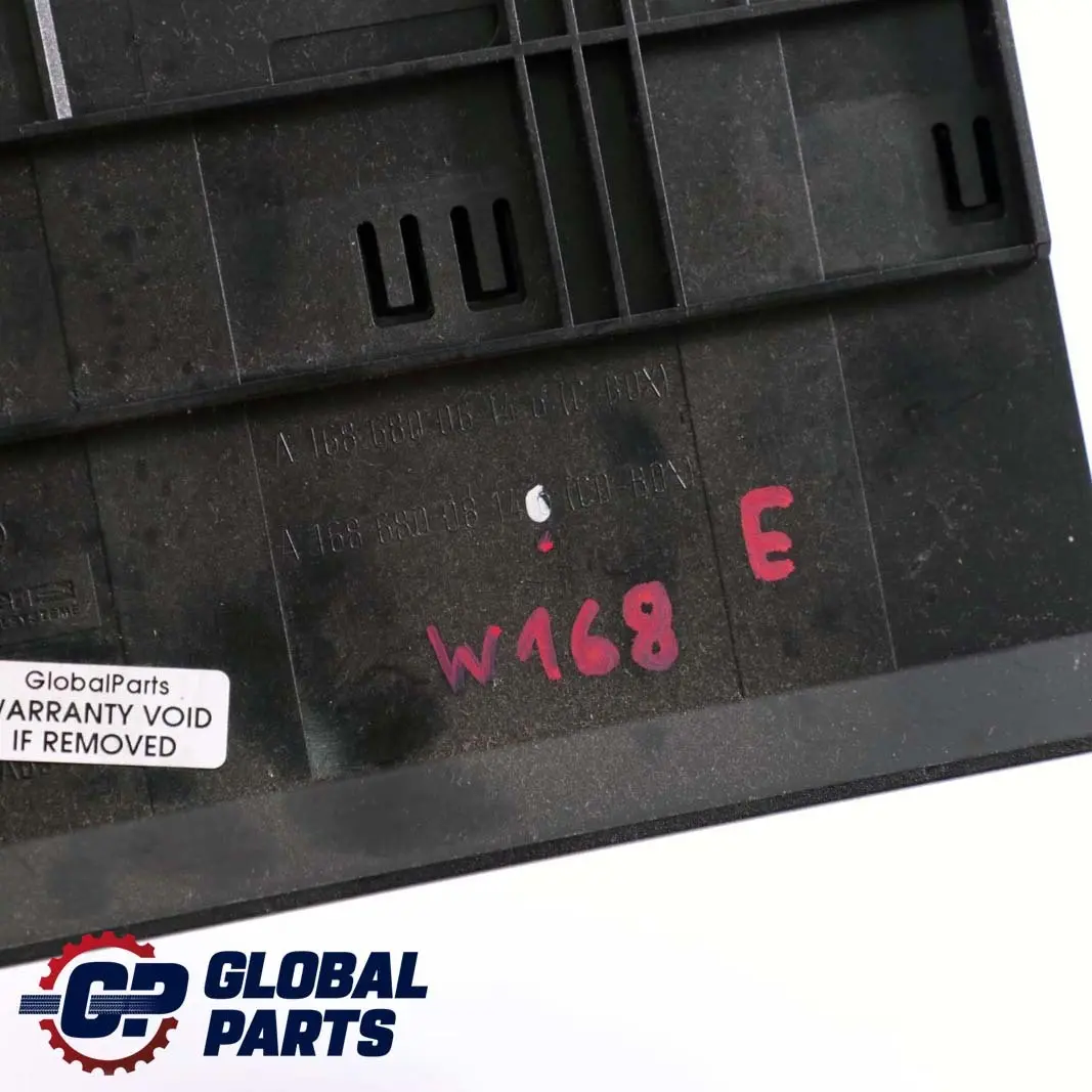 Caja Almacenamiento CD Soporte Soporte Embellecedor para Mercedes W168 con número de pieza A1686800814 Mercedes W168 Caja Almacenamiento CD Soporte Soporte Embellecedor - SKU A1686800814 - Número de pieza A1686800814