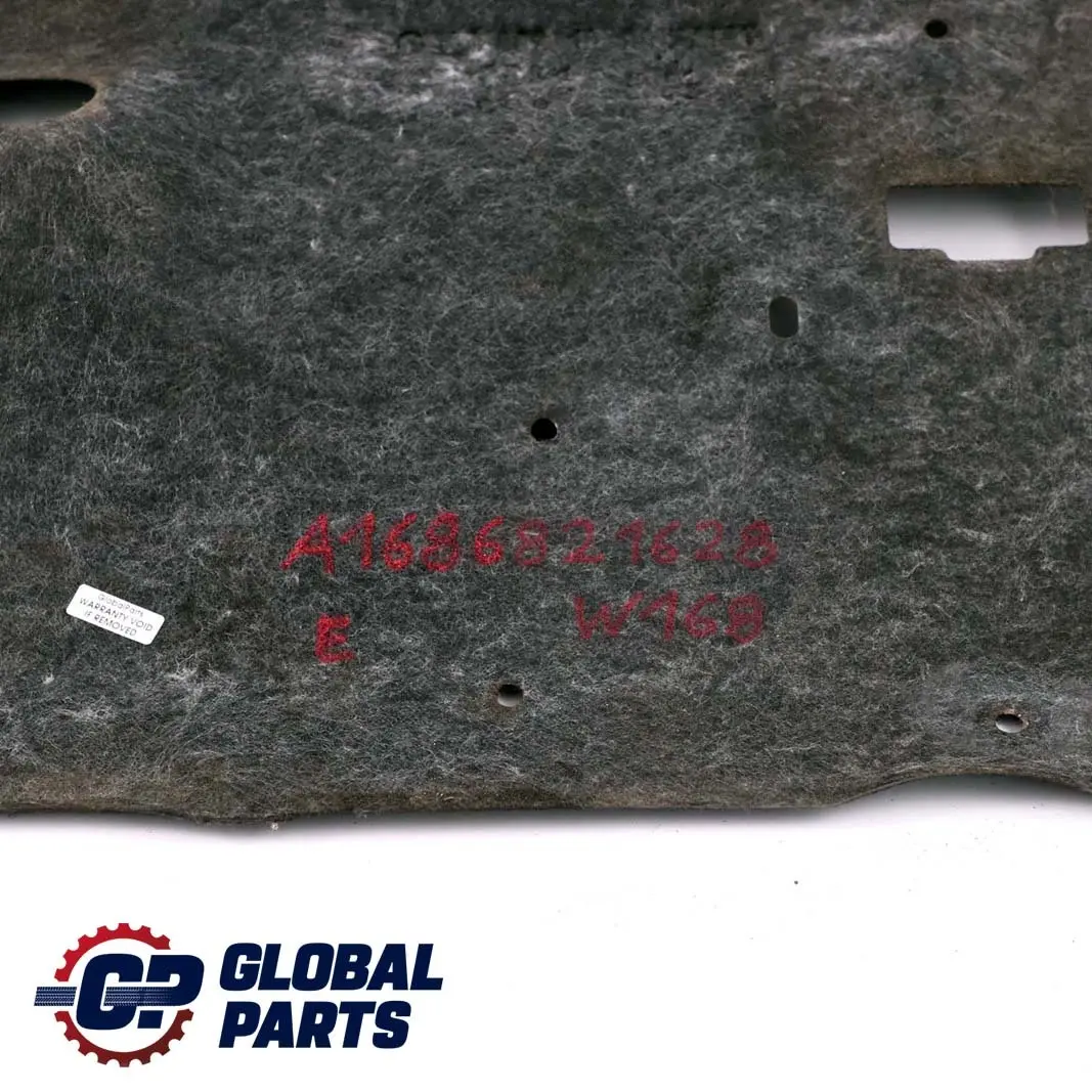  Mercedes-Benz A W168 Abdeckung Dämpfung Toeboard Panel Isolierung - SKU A1686821628 - Teilenummer A1686821628
