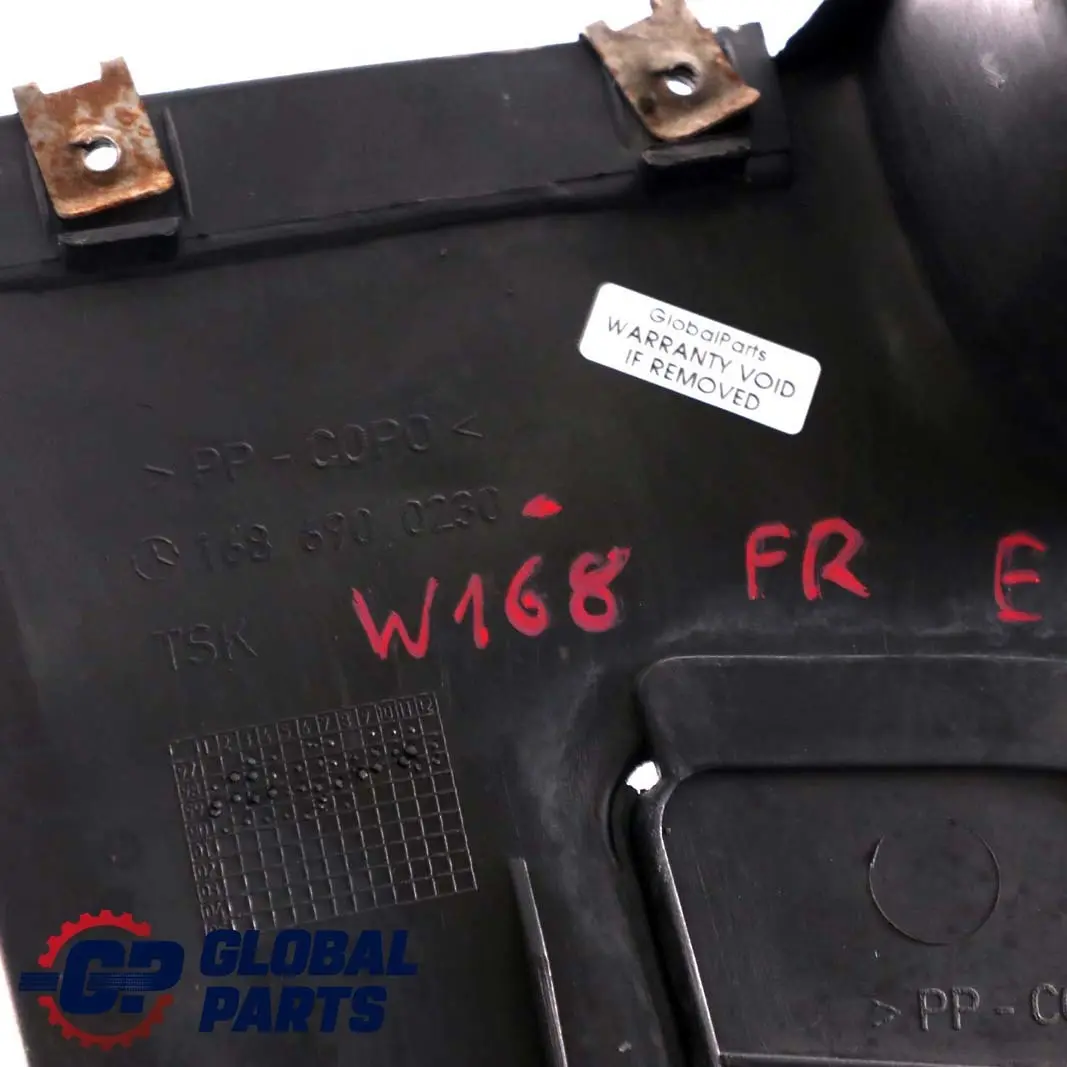 Mercedes-Benz A-Klasse W168 Radhaus Vorn Rechts Vornen Abdeckung für mit Teilenummer A1686900230 Mercedes-Benz A-Klasse W168 Radhaus Vorn Rechts Vornen Abdeckung - SKU A1686900230 - Teilenummer A1686900230