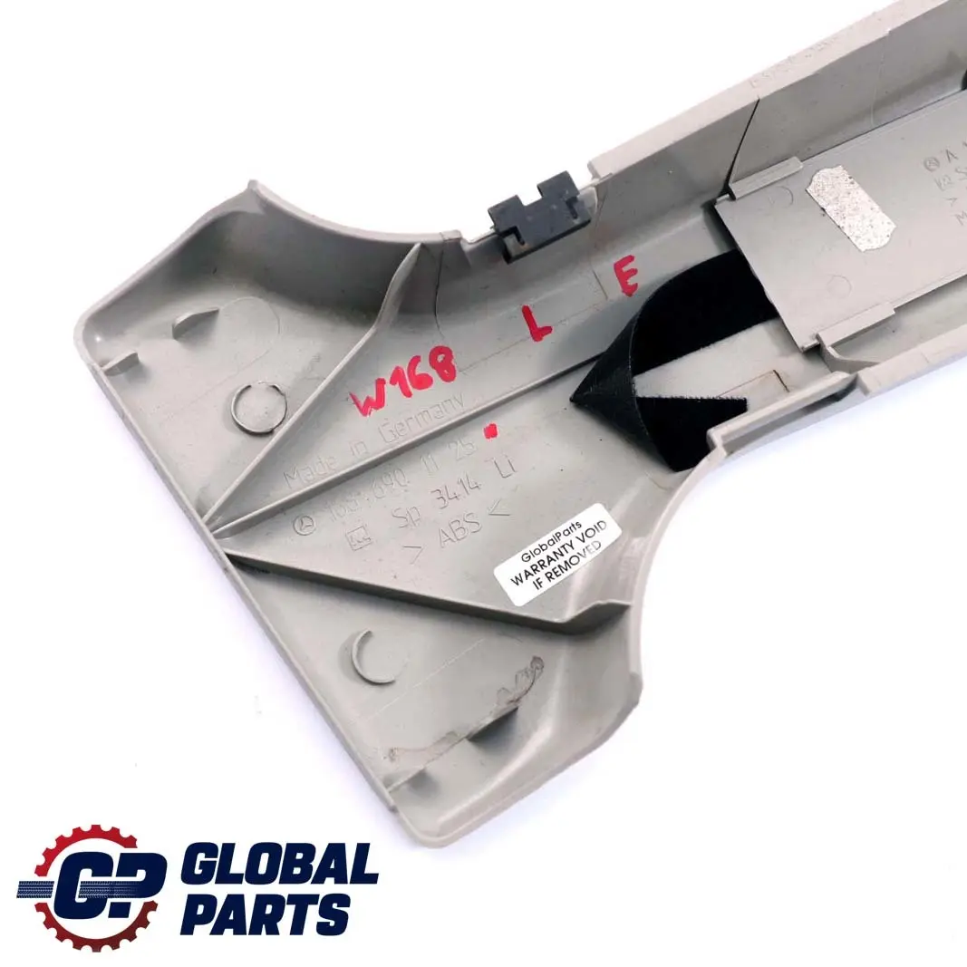 Mercedes-Benz A W168 Column Central Pillar Trim Panel Cover Left to with Part number A1686901125 Mercedes-Benz A W168 Column Central Pillar Trim Panel Cover Left - SKU A1686901125 - Part number A1686901125