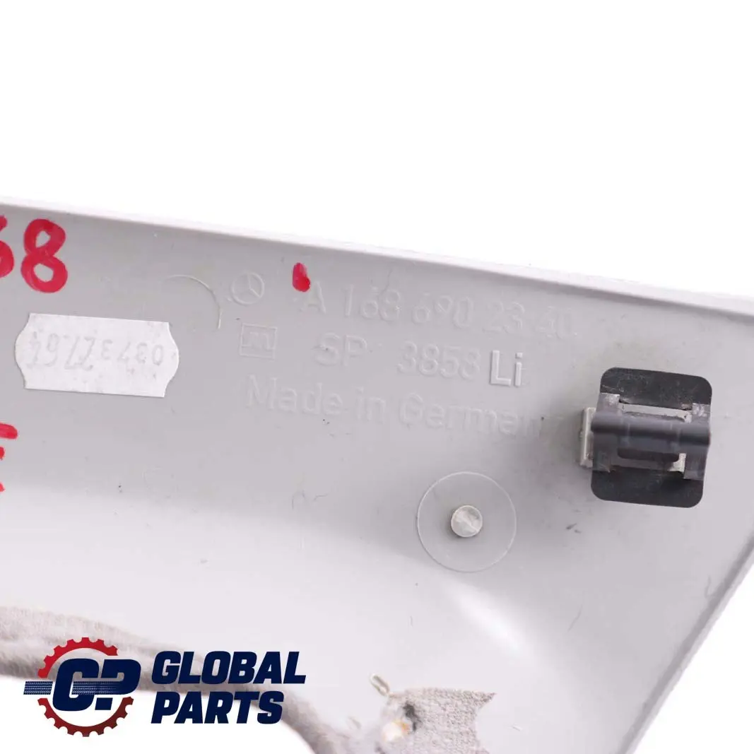 Embellecedor Pilar C Izquierdo Tapa Panel Gris para Mercedes W168 con número de pieza A1686902340 Mercedes W168 Embellecedor Pilar C Izquierdo Tapa Panel Gris - SKU A1686902340 - Número de pieza A1686902340