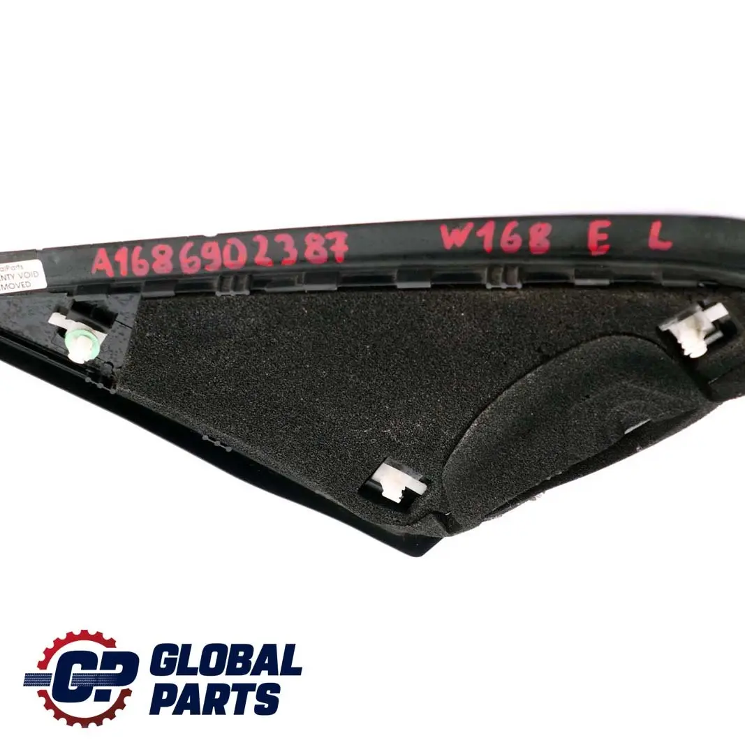 A-Klasse W168 Verkleidung Spiegeldreieck Links Elegance für Mercedes mit Teilenummer A1686902387 Mercedes A-Klasse W168 Verkleidung Spiegeldreieck Links Elegance - SKU A1686902387 - Teilenummer A1686902387