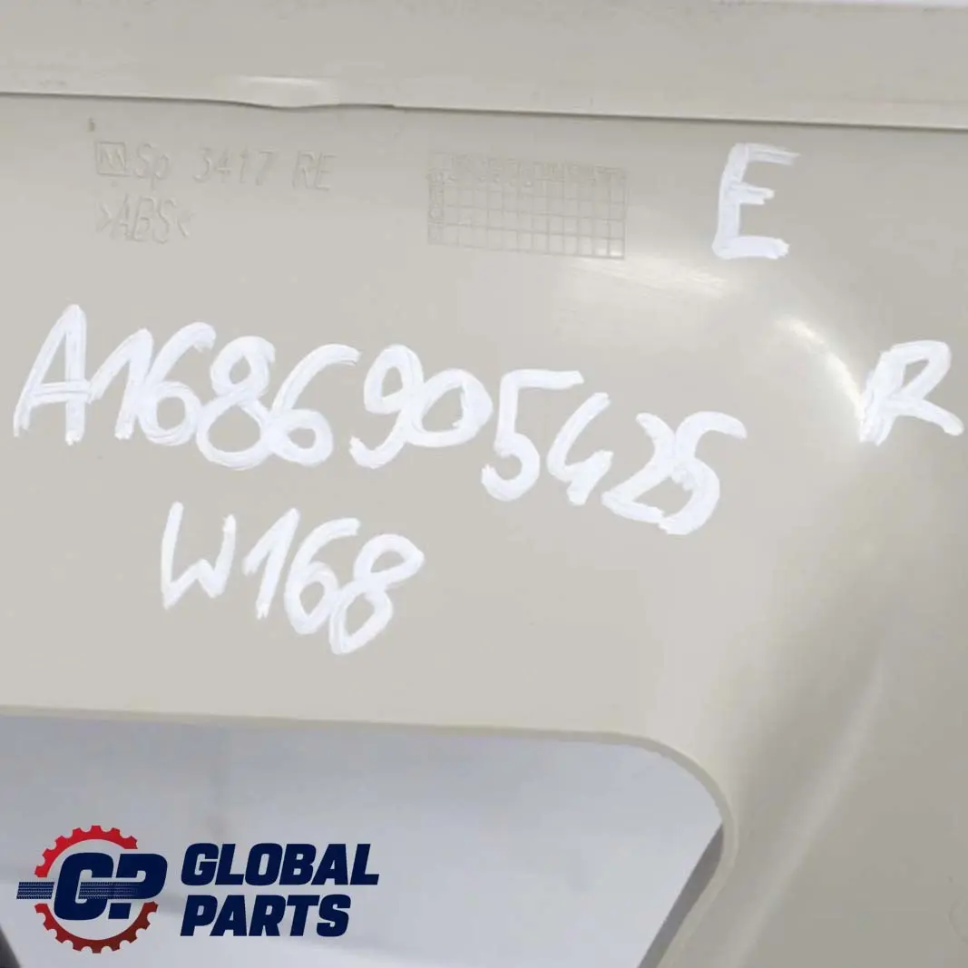 Pannello copertura montante posteriore destro O/S per Mercedes W168 con numero di parte A1686905425 Mercedes W168 Pannello copertura montante posteriore destro O/S - SKU A1686905425 - Numero di parte A1686905425