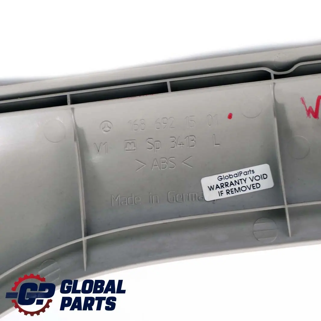  Mercedes-Benz A-Class W168 Trim A-Pillar Front Left Panel N/S Grey - SKU A1686921501 - Part number A1686921501