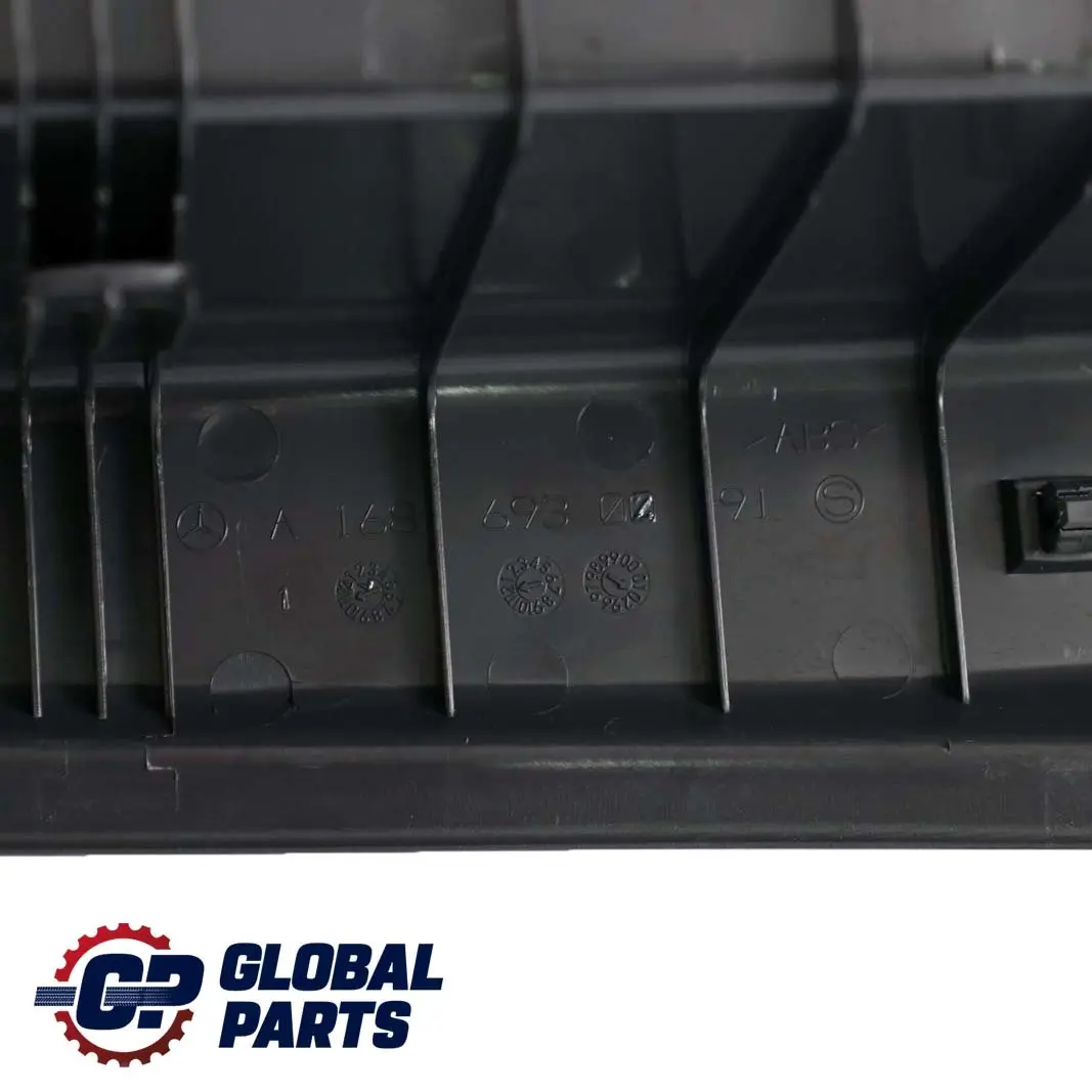 Trunk Boot Lid Sill Cover Protection Black to Mercedes A-Class W168 with Part number A1686930291 Mercedes A-Class W168 Trunk Boot Lid Sill Cover Protection Black - SKU A1686930291 - Part number A1686930291