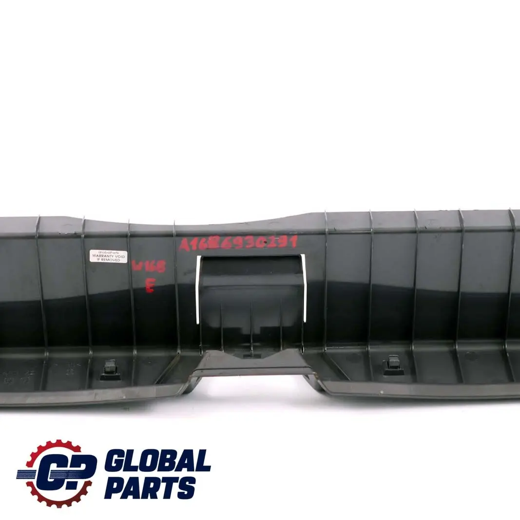Mercedes A-Class W168 Trunk Boot Lid Sill Cover Protection Black - SKU A1686930291 - Part number A1686930291