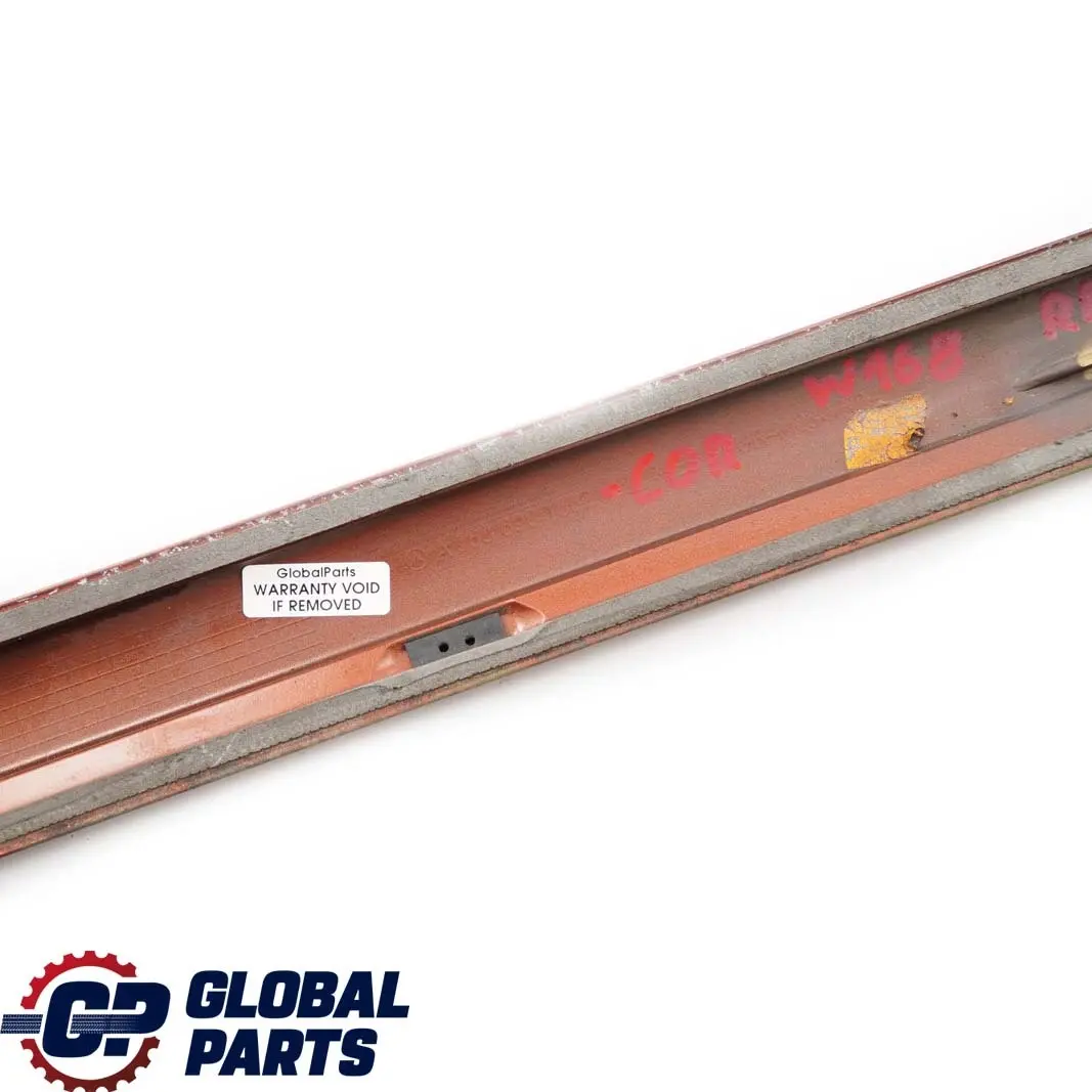 Mercedes-Benz A W168 Puerta Delantera Derecha Moldura Tira Mica Coral Naranja para con número de pieza A1686981462 Mercedes-Benz A W168 Puerta Delantera Derecha Moldura Tira Mica Coral Naranja - SKU A1686981462-COR - Número de pieza A1686981462