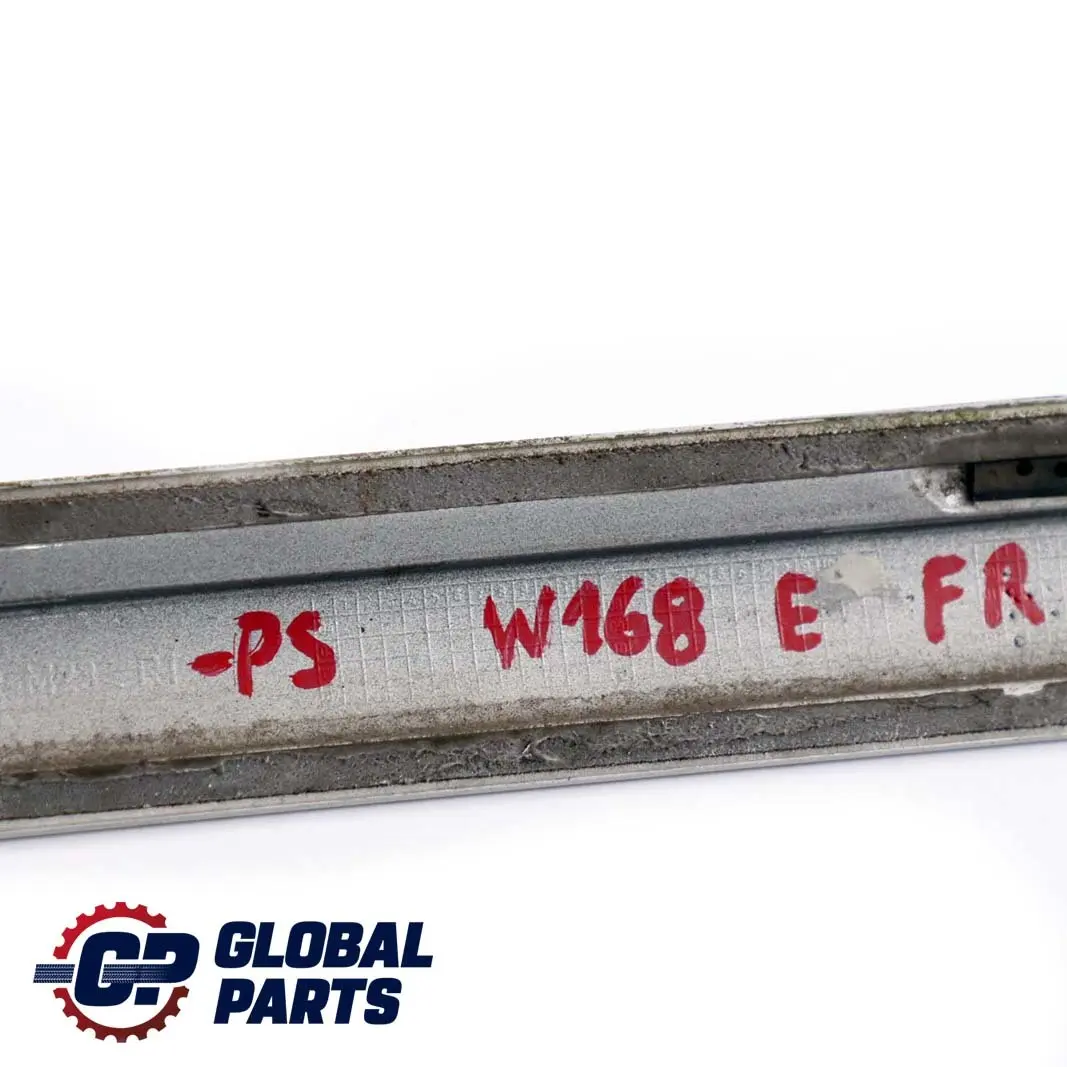 Front Right Door O/S Moulding Trim Strip Polar Silver 761 to Mercedes A-Class W168 with Part number A1686981462 Mercedes A-Class W168 Front Right Door O/S Moulding Trim Strip Polar Silver 761 - SKU A1686981462-PS - Part number A1686981462