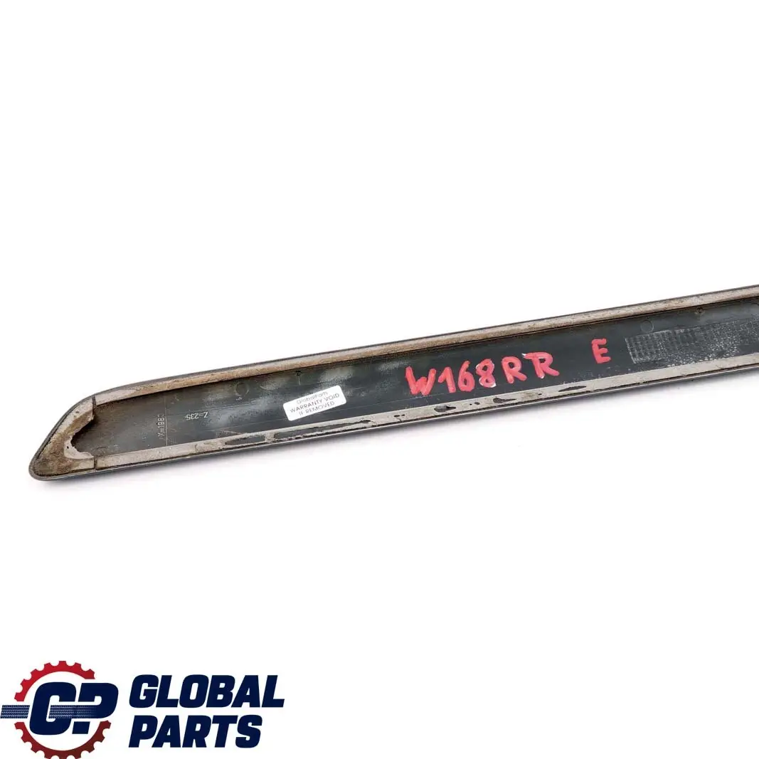 Mercedes-Benz A W168 Rear Right Door O/S Moulding Trim Strip Primed Black to with Part number A1686982462 Mercedes-Benz A W168 Rear Right Door O/S Moulding Trim Strip Primed Black - SKU A1686982462 - Part number A1686982462
