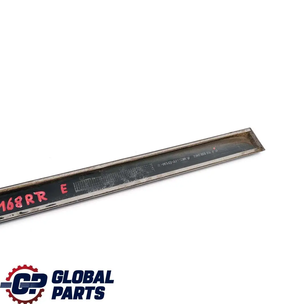 Mercedes-Benz A W168 Rear Right Door O/S Moulding Trim Strip Primed Black to with Part number A1686982462 Mercedes-Benz A W168 Rear Right Door O/S Moulding Trim Strip Primed Black - SKU A1686982462 - Part number A1686982462