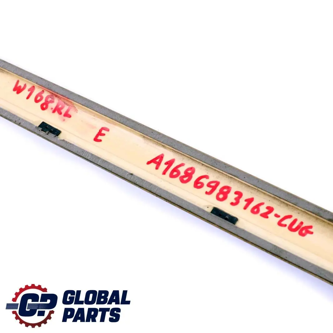 Mercedes-Benz A-Class W168 Rear Left Door N/S Moulding Trim Strip Cumulus Grey to with Part number A1686983162 Mercedes-Benz A-Class W168 Rear Left Door N/S Moulding Trim Strip Cumulus Grey - SKU A1686983162-CUG - Part number A1686983162