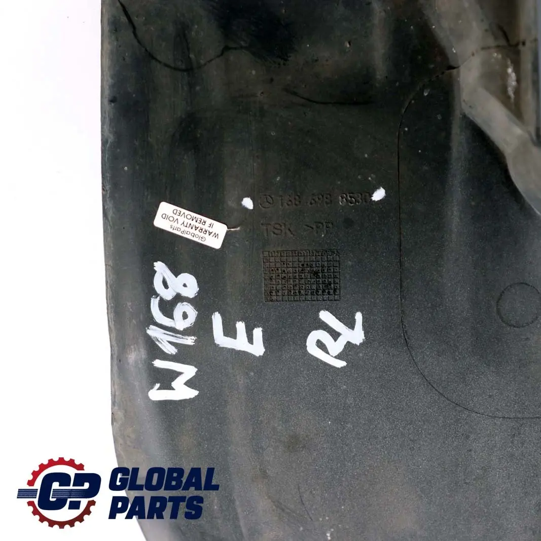 Paso Rueda Delantero Izquierdo Guardabarros Trasero para Mercedes W168 con número de pieza A1686988530 Mercedes W168 Paso Rueda Delantero Izquierdo Guardabarros Trasero - SKU A1686988530 - Número de pieza A1686988530