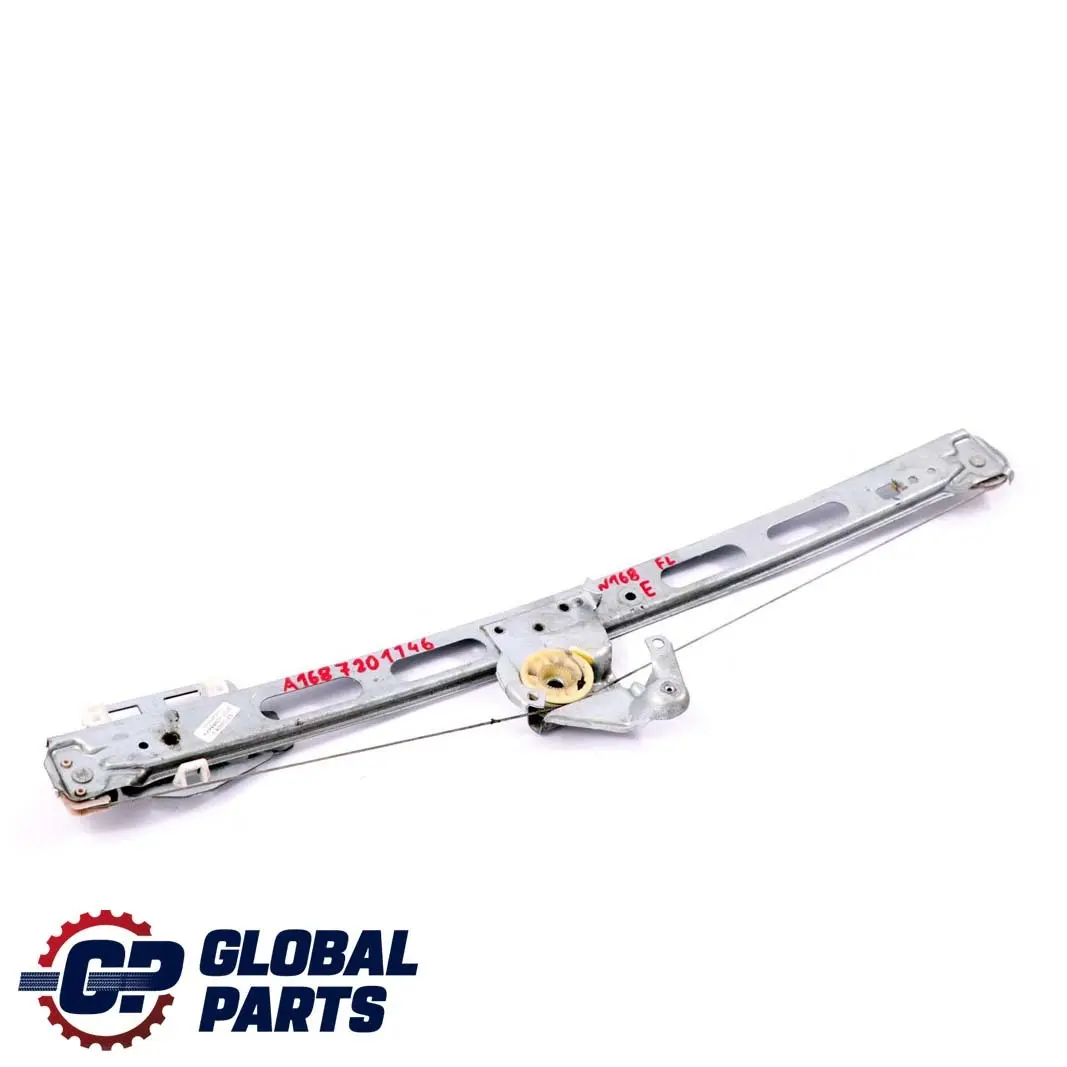 Front Left Door N/S Window Lifter Regulator to Mercedes W168 with Part number A1687201146 Mercedes W168 Front Left Door N/S Window Lifter Regulator - SKU A1687201146 - Part number A1687201146