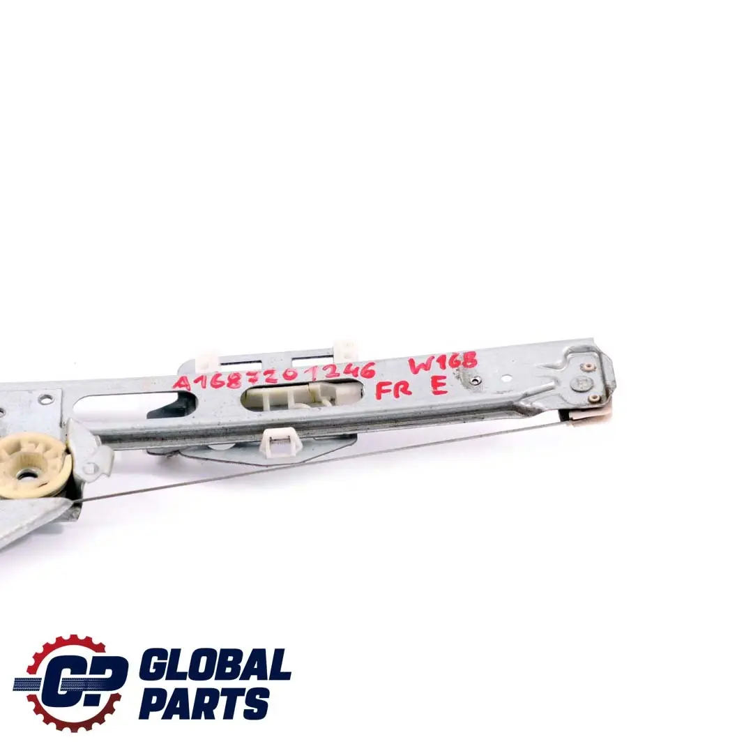 Mercedes-Benz W168 Puerta Delantera Derecha Elevalunas Regulador para con número de pieza A1687201246 Mercedes-Benz W168 Puerta Delantera Derecha Elevalunas Regulador - SKU A1687201246 - Número de pieza A1687201246