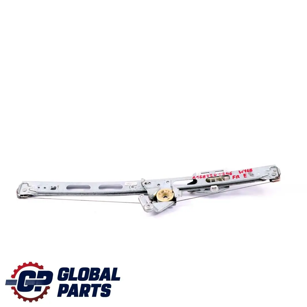 Mercedes-Benz W168 Puerta Delantera Derecha Elevalunas Regulador para con número de pieza A1687201246 Mercedes-Benz W168 Puerta Delantera Derecha Elevalunas Regulador - SKU A1687201246 - Número de pieza A1687201246