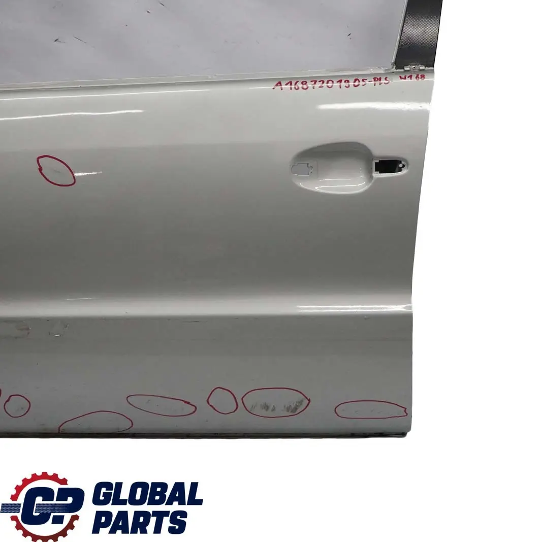  Mercedes-Benz A-Class W168 Door Front Left N/S Polar Silver Metallic - 761 - SKU A1687201905-PLS - Part number A1687201905