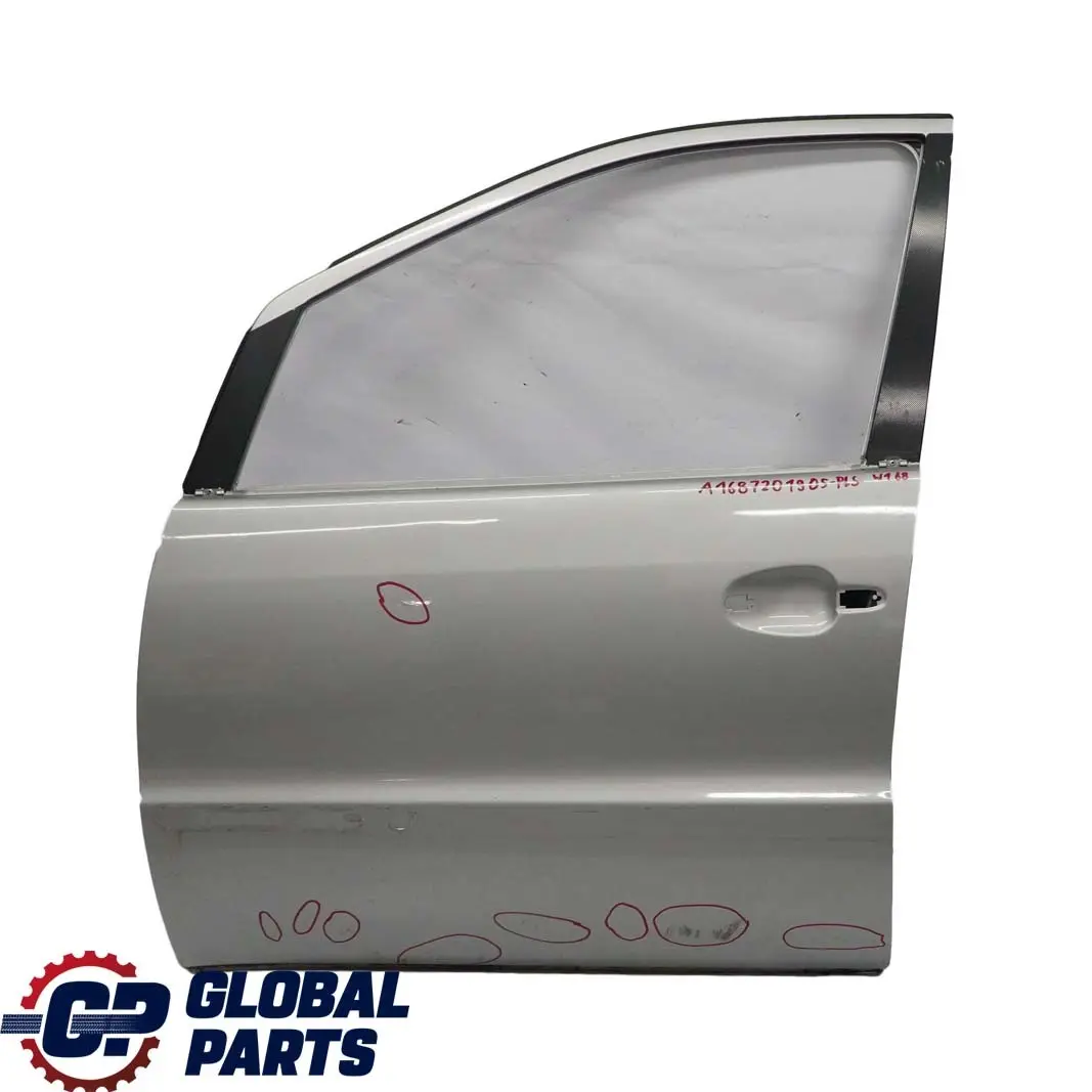  Mercedes-Benz A-Class W168 Door Front Left N/S Polar Silver Metallic - 761 - SKU A1687201905-PLS - Part number A1687201905