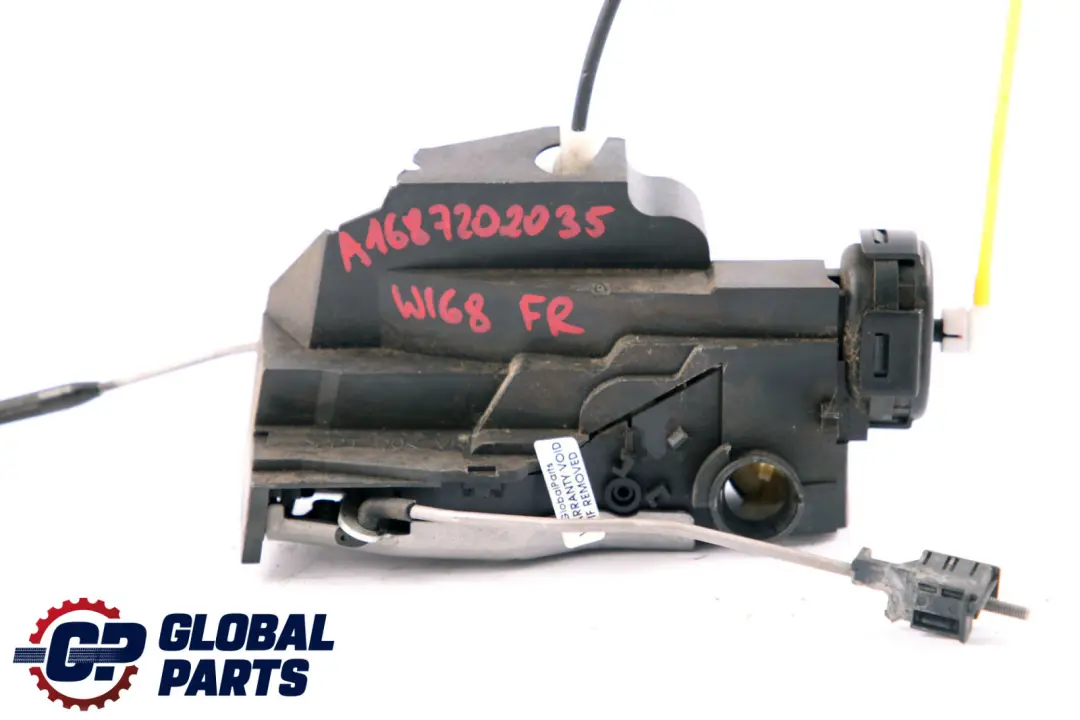 Mercedes-Benz A-Class W168 Front Right O/S Door Lock Latch Mechanism Actuator to with Part number A1687202035 Mercedes-Benz A-Class W168 Front Right O/S Door Lock Latch Mechanism Actuator - SKU A1687202035 - Part number A1687202035