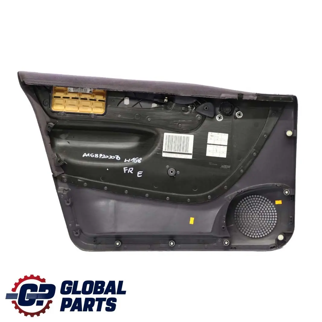  Mercedes-Benz A W168 Front Right O/S Door Card Trim Panel Cloth Slate Grey - SKU A1687202070 - Part number A1687202070