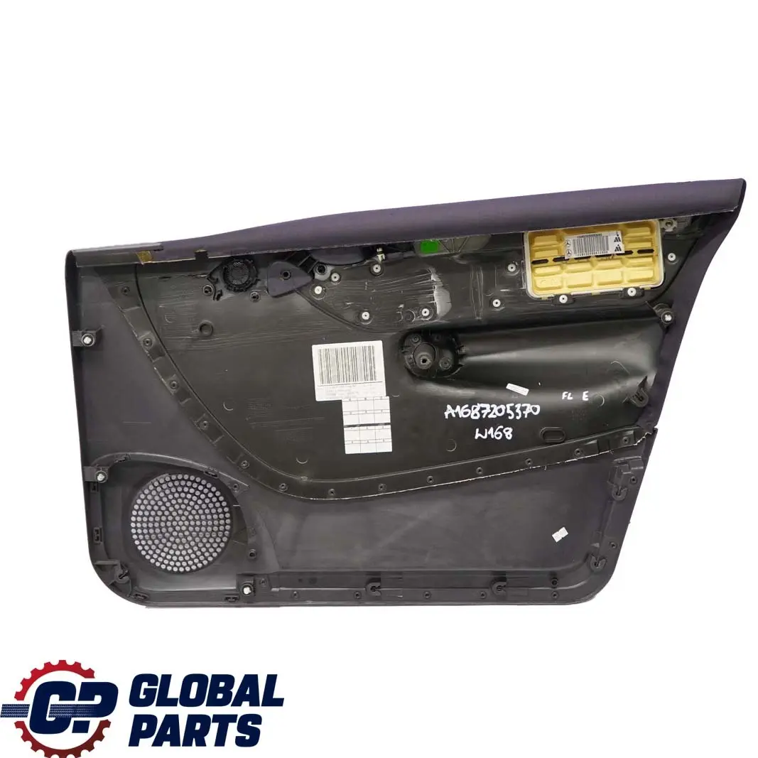  Mercedes-Benz A-Class W168 Front Left N/S Door Card Trim Panel Cloth Grey - SKU A1687205370 - Part number A1687205370