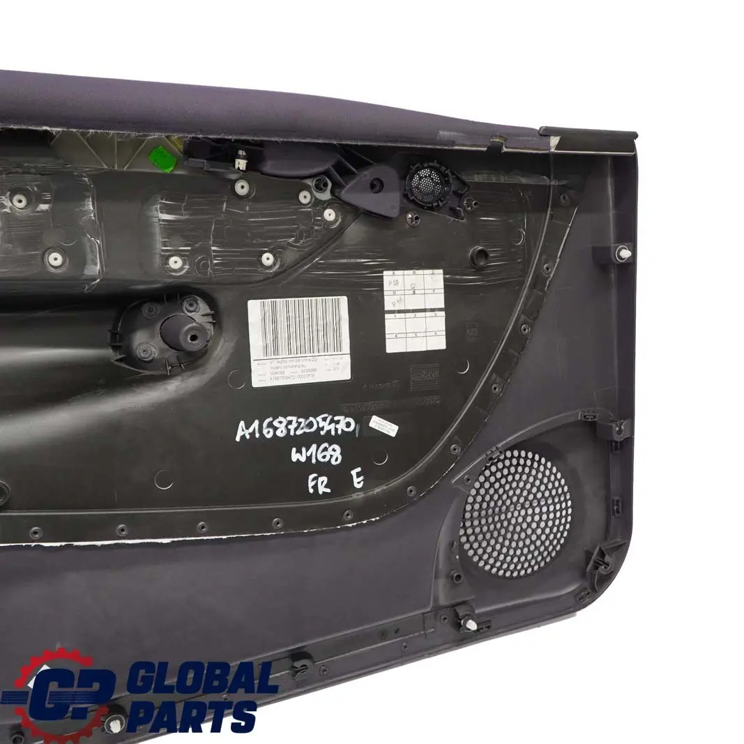  Mercedes-Benz A-Class W168 Front Right O/S Door Card Trim Panel Cloth Grey - SKU A1687205470 - Part number A1687205470
