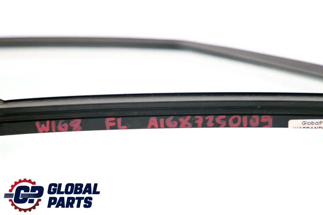 Benz W168 Finestrino Quarto Porta Anteriore Sinistro AS2 per Mercedes con numero di parte A1687250109 Mercedes Benz W168 Finestrino Quarto Porta Anteriore Sinistro AS2 - SKU A1687250109 - Numero di parte A1687250109