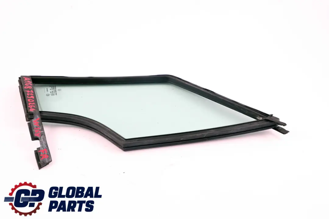 Mercedes-Benz A-Class W168 Front Right O/S Door Quarter Window AS2 to with Part number A1687250266 Mercedes-Benz A-Class W168 Front Right O/S Door Quarter Window AS2 - SKU A1687250266 - Part number A1687250266