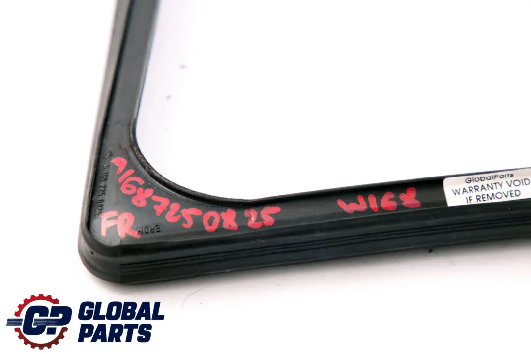  Mercedes-Benz A-Class W168 Front Right Door O/S Window Seal Gasket - SKU A1687250825 - Part number A1687250825